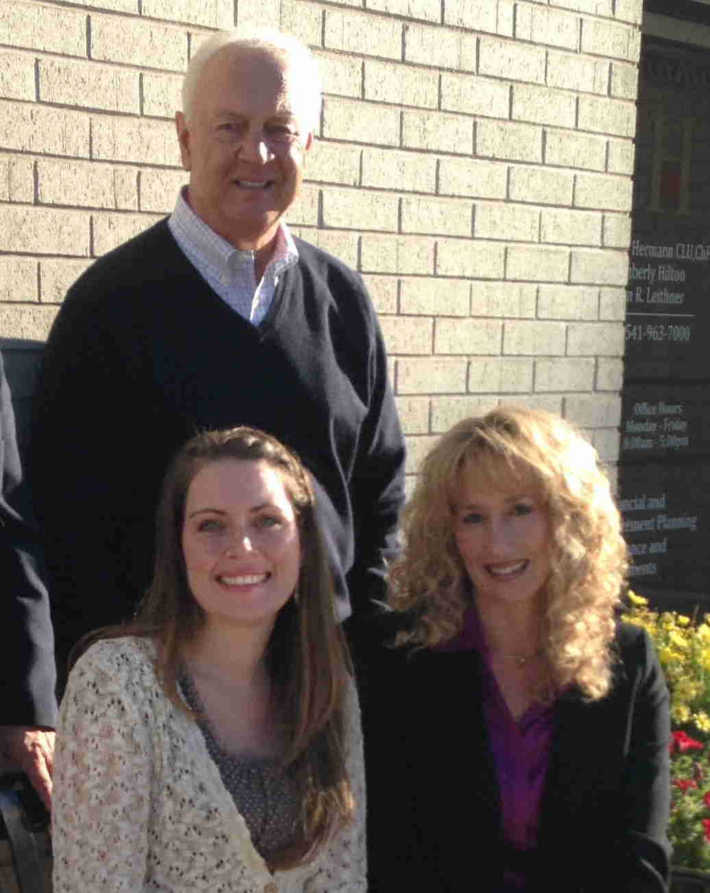 A group picture of Bill Hermann, his  and associate Kimberly Hilton, and his associates John Leithner and Shelly Rogers.